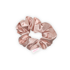 baby pink satin scrunchie o so curly